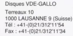 Disques VDE-Gallo