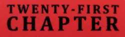 Twenty-First Chapter