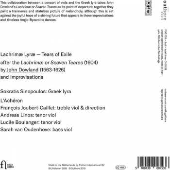 CD نيسم جلال: Lachrimæ Lyræ - Tears of Exile