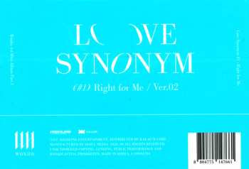 CD 원호: Love Synonym #1 : Right For Me