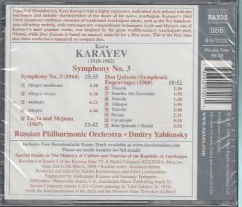 CD نيسم جلال: Symphony No. 3 • Leyla and Mejnun • Don Quixote