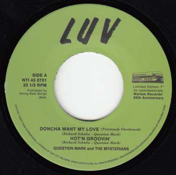 Album ? & The Mysterians: Doncha Want My Love / Hot 'N' Groovin' / Funky Lady