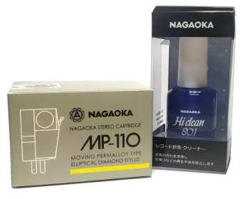 Audiotechnica Nagaoka MP-110 + Nagaoka AM-801 stylus cleaner