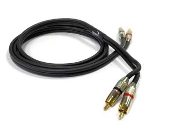 Audiotechnica Dynavox Cinchkabel RCA Black 0,5m