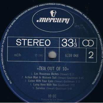 LP 10cc: Ten Out Of 10