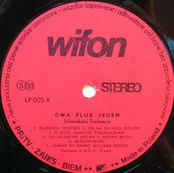 LP 2 plus 1: Irlandzki Tancerz