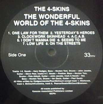 LP 4 Skins: The Wonderful World Of The 4 Skins (The Best Of The 4 Skins) LTD | CLR