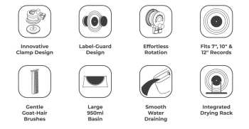 Audiotechnica HumminGuru EZ Vinyl Record Washer