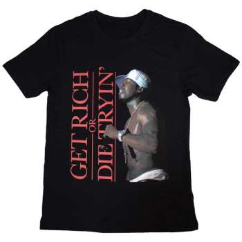 Merch 50 Cent: T-shirt Get Rich