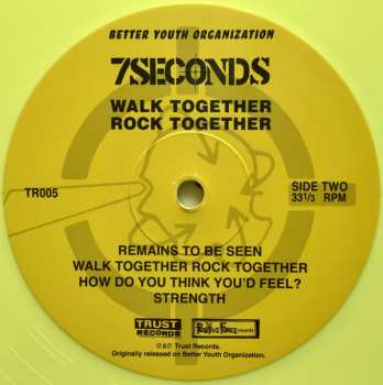 LP 7 Seconds: Walk Together, Rock Together CLR | DLX | LTD