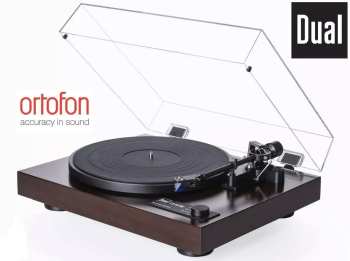 Audiotechnika DUAL CS 618Q High End Notenhout + Ortofon