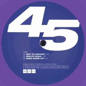 2LP A Certain Ratio: Mind Made Up LTD | CLR