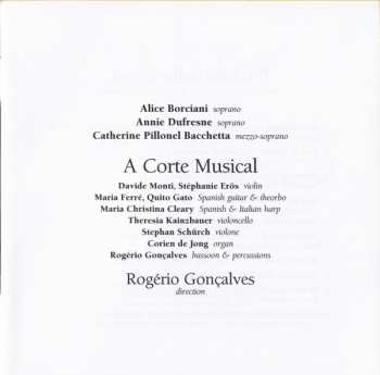 CD A Corte Musical: Il Canto Della Sirena