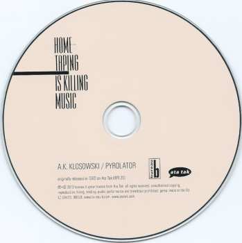 CD Pyrolator: Home-Taping Is Killing Music