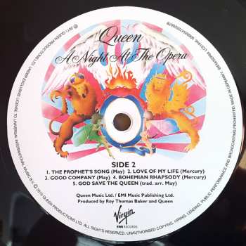 LP Queen: A Night At The Opera LTD