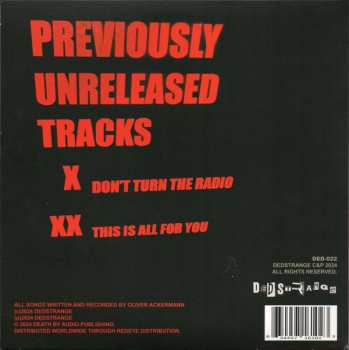 SP A Place To Bury Strangers: Don't Turn The Radio / This Is All For You CLR | LTD