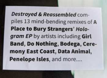 LP A Place To Bury Strangers: Hologram I Destroyed & Reassembled LTD | CLR