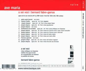 CD A Sei Voci: Ave Maria