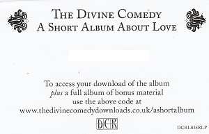 LP The Divine Comedy: A Short Album About Love
