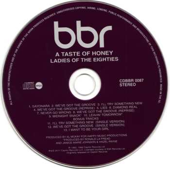 CD A Taste Of Honey: Ladies Of The Eighties