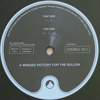 2LP A Winged Victory For The Sullen: Atomos