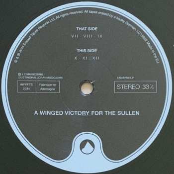 2LP A Winged Victory For The Sullen: Atomos