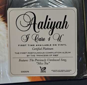 2LP Aaliyah: I Care 4 U