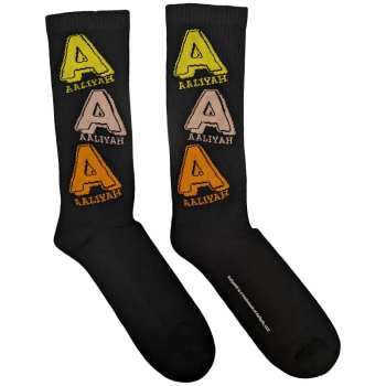 Merch Aaliyah: Enkelsokken Tricolour Logo Aaliyah