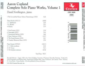 CD Aaron Copland: Complete Solo Piano Works, Volume 1
