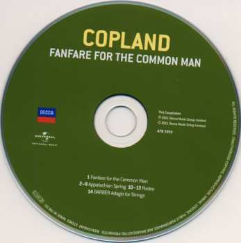 CD Los Angeles Philharmonic Orchestra: Fanfare For The Common Man / Adagio