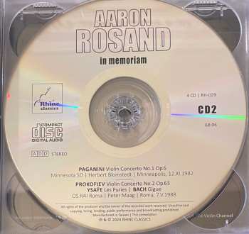 4CD/Doos Aaron Rosand: In Memoriam