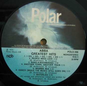 LP ABBA: Greatest Hits