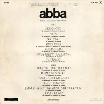 LP ABBA: Greatest Hits
