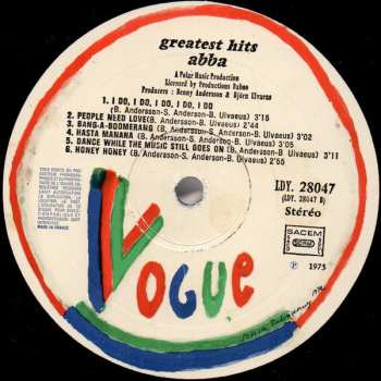 LP ABBA: Greatest Hits