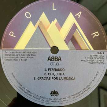 2LP ABBA: Oro: Grandes Exitos