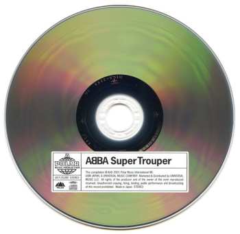CD ABBA: Super Trouper = スーパー • トゥルーパー