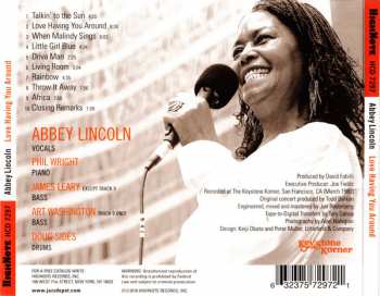 CD Abbey Lincoln: Love Having You Around: Live At The Keystone Korner Vol. 2