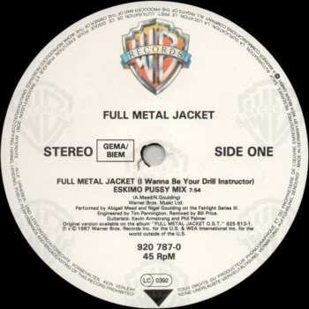 LP Abigail Mead: Full Metal Jacket (I Wanna Be Your Drill Instructor)
