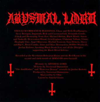 CD Abysmal Lord: Exaltation Of The Infernal Cabal