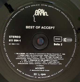 LP Accept: Best Of Accept