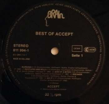 LP Accept: Best Of Accept