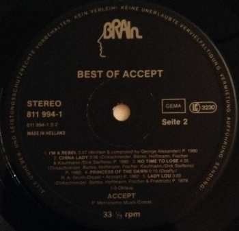 LP Accept: Best Of Accept