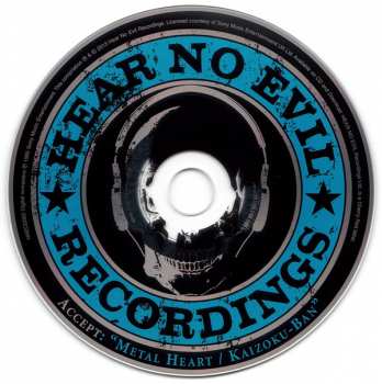 CD Accept: Metal Heart / Kaizoku-Ban