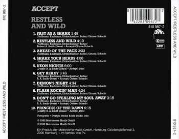 CD Accept: Restless And Wild