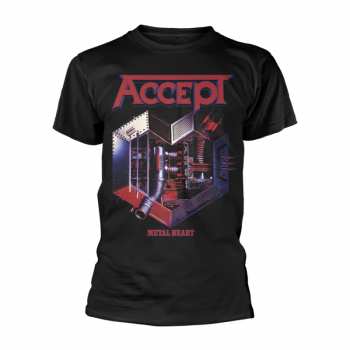Merch Accept: T-shirt Metal Heart 1