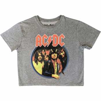Merch AC/DC: Dames Crop Top Highway To Hell Circle