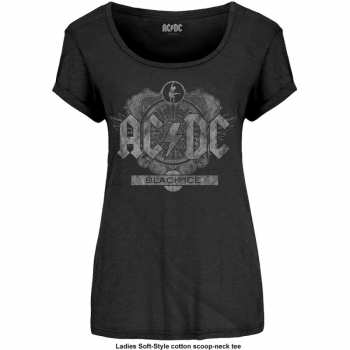 Merch AC/DC: Dames T-shirt Black Ice 