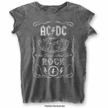 Merch AC/DC: Dames T-shirt Cannon Swig 