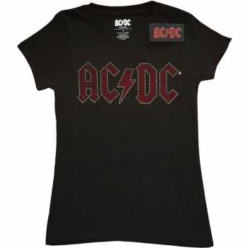Merch AC/DC: Dames T-shirt Full Colour Logo Ac/dc