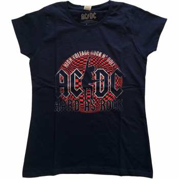Merch AC/DC: Dames T-shirt Hard As Rock 